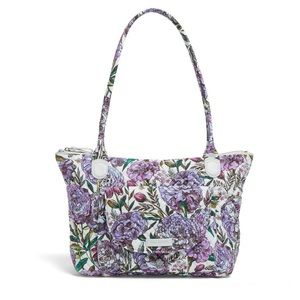 Vera Bradley Carson East West Tote Lavender Meadow